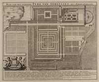 PP 0263c
<br/>
d'Orangerie van 't Perk van Sorgvliet
<br/>
<em>Aveele, Johannes van den (c. 1655 - 1727)</em>